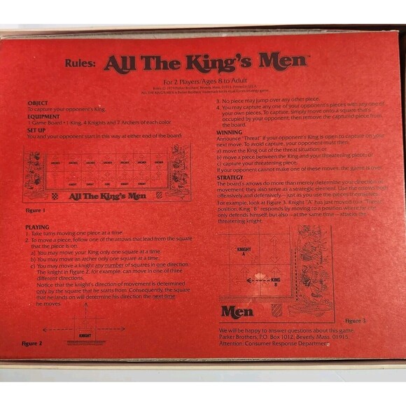 VINTAGE All the King's Men COMPLETE Parker Brothers 1979 Strategy Friends Family - Picture 9 of 14